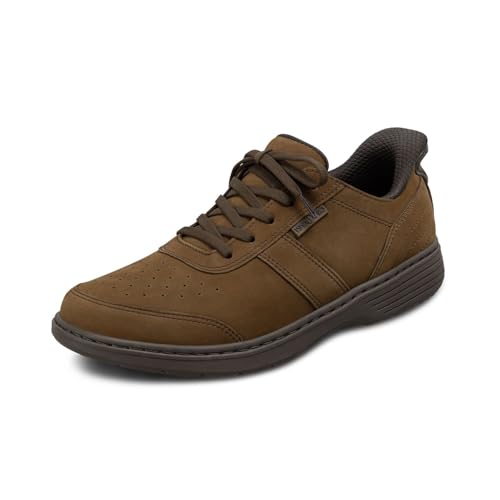 Orthofeet Herren orthopädischer Casual Style mit gewebten Obermaterial in Schokolade Pierre Hands Free Casual Sneaker, Größe 42.5 von Orthofeet