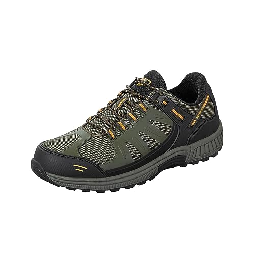 Orthofeet Herren orthopädischer Wander-Schuh-Style in Olivgrün Avalon Hikking Schuh, Größe 43.5 Weit von Orthofeet