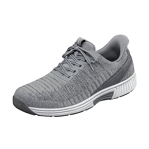 Orthofeet Hands-Free Orthopädischer Herren Slip-in Sneaker Grau Yari, Größe 42.5 Weit von Orthofeet