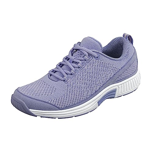 Orthofeet Orthopädischer Damen Sneaker Lavendel Coral, Größe 37.5 X-Weit von Orthofeet