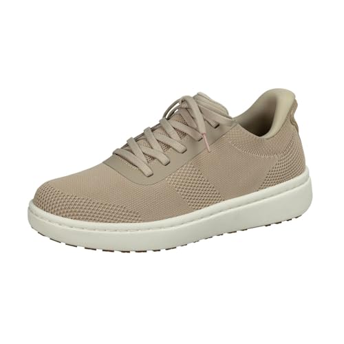 Orthofeet orthopädischer Damen Hands-Free Wander Sneaker, Beige, Größe 41.5 von Orthofeet