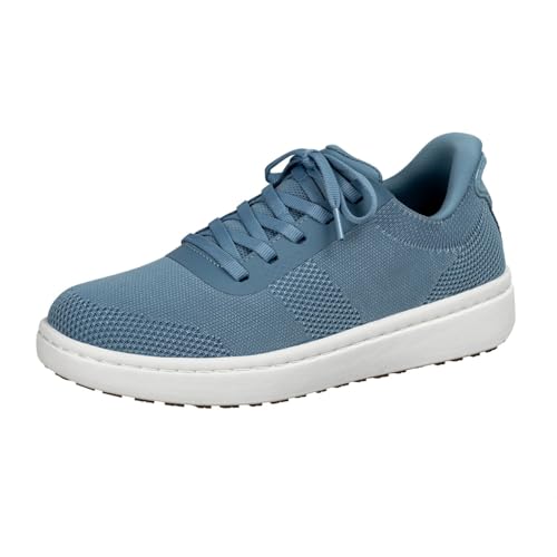 Orthofeet orthopädischer Damen Hands-Free Wander Sneaker, Blau, Größe 37 von Orthofeet