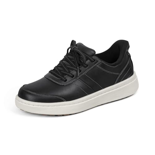 Orthofeet orthopädischer Damen Hands-Free Wander Sneaker Schwarz, Größe 40.5 von Orthofeet