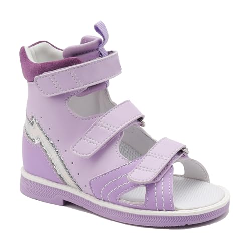 Kleinkind Bogen und Knöchel Unterstützung orthopädische Sandalen, lila High Top AFO Schuhe violett EU 37 von Orthopop