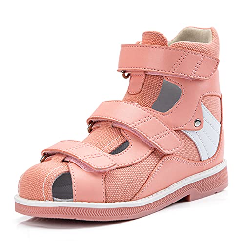 Orthopädische Sandalen für Kleinkinder mit Fußgewölbe und Knöchel Unterstützung,Kinder hohe zurück korrigierende Schuhe von Orthopop