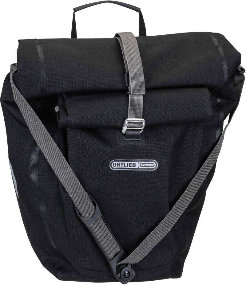 ORTLIEB Back-Roller Plus Single QL2.1  in Schwarz (20 Liter), Fahrradtasche von Ortlieb