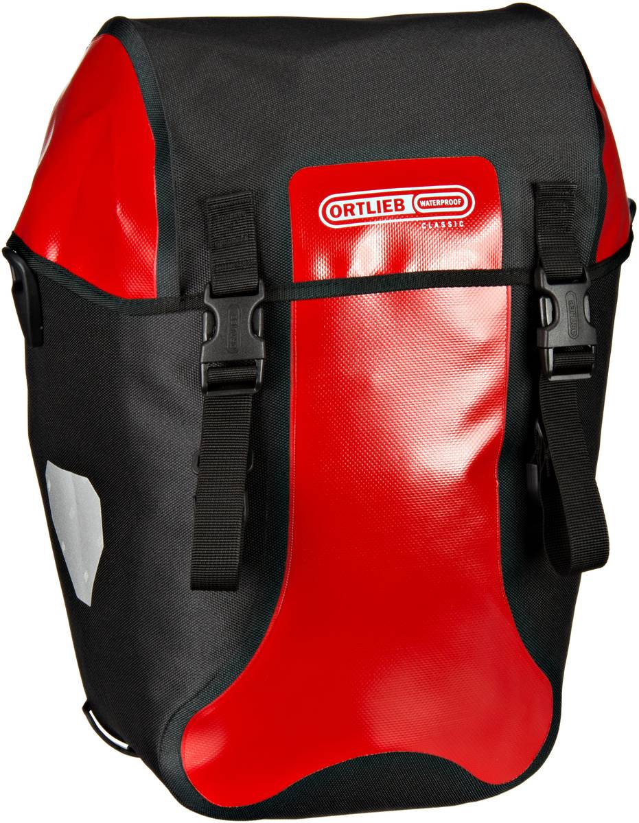 ORTLIEB Bike-Packer  in Rot (40 Liter), Fahrradtasche von Ortlieb