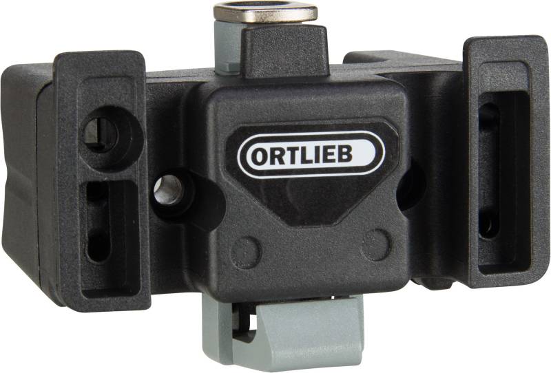 ORTLIEB Lenker Montageset mit Schloss  in Schwarz (0.2 Liter), Fahrradtasche von Ortlieb