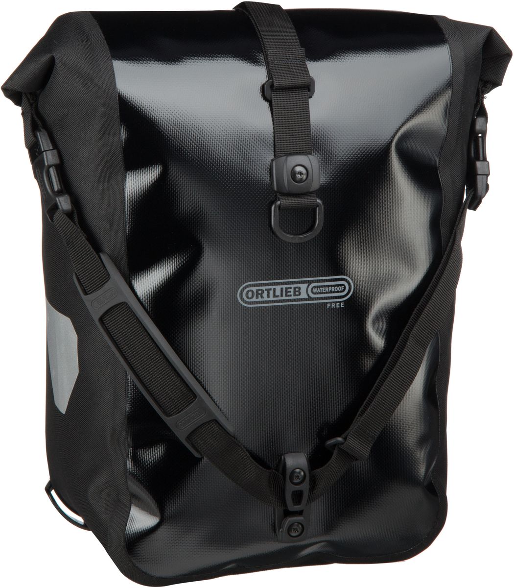 ORTLIEB Sport-Roller Free  in Schwarz (25 Liter), Fahrradtasche von Ortlieb