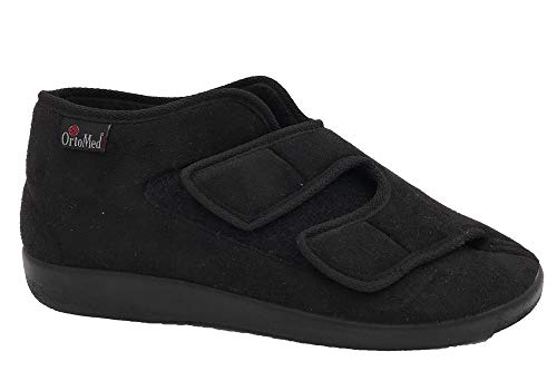 OrtoMed Klettschuhe Verbandschuhe Hausschuhe Senioren, EU 40 von OrtoMed