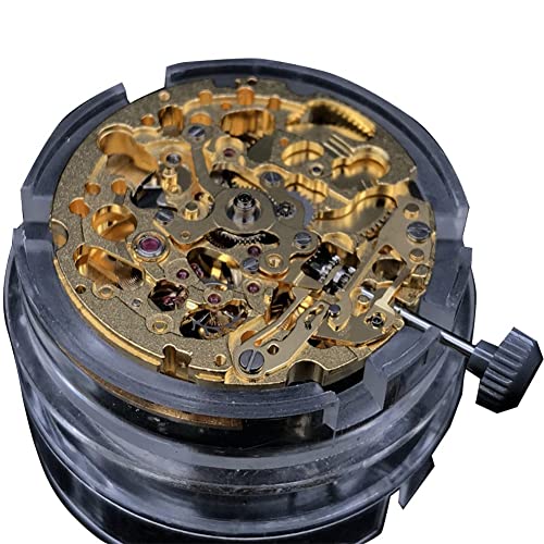 Orton Gold 8N24 Mechanisches Uhrwerk Miyota 21 Jewels Skeleton Automatic Movement von Orton