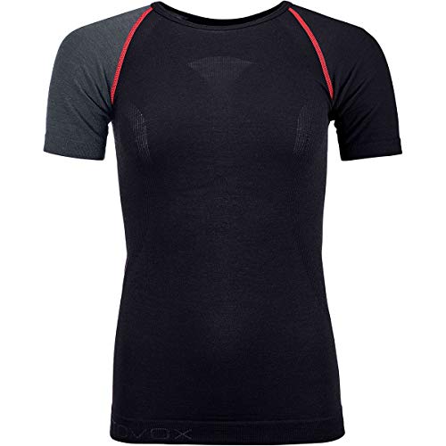 ORTOVOX Damen 120 Comp Light Short Sleeve W T-Shirt, Schwarz (Black Raven), X-Small von ORTOVOX