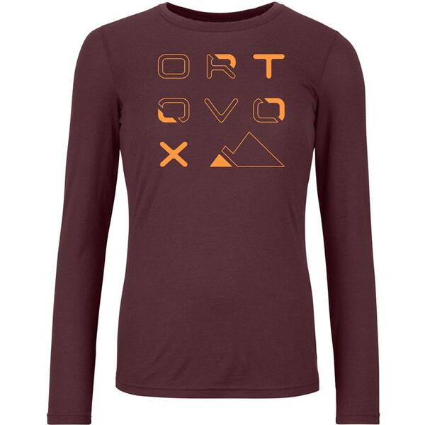 ORTOVOX Damen Shirt 185 MERINO BRAND OUTLINE LS W von Ortovox