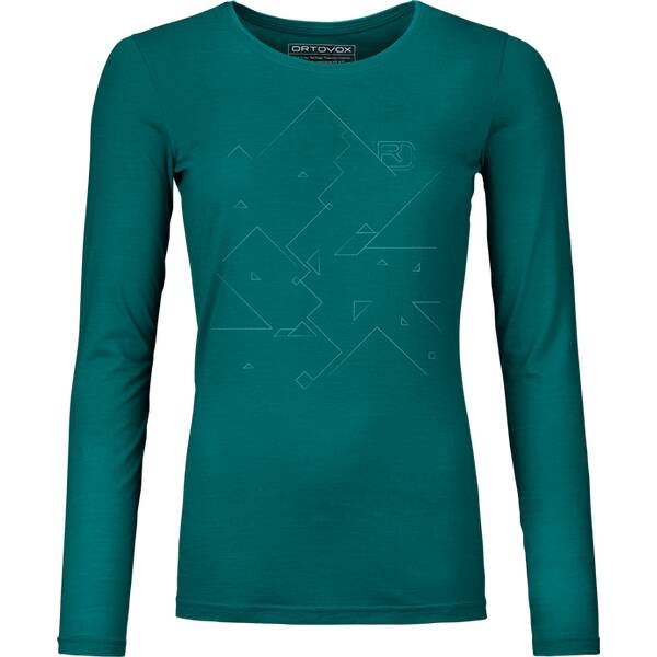 ORTOVOX Damen Shirt 185 MERINO TANGRAM LS W von Ortovox