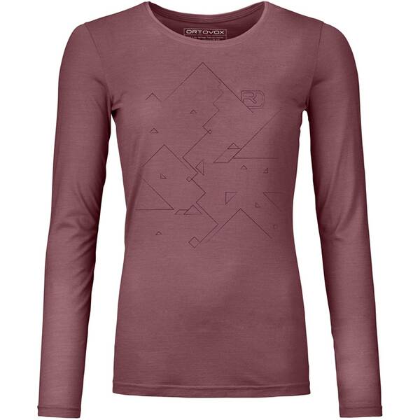 ORTOVOX Damen Shirt 185 MERINO TANGRAM LS W von Ortovox
