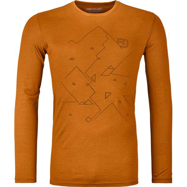 ORTOVOX Herren Shirt 185 MERINO TANGRAM LS M von Ortovox