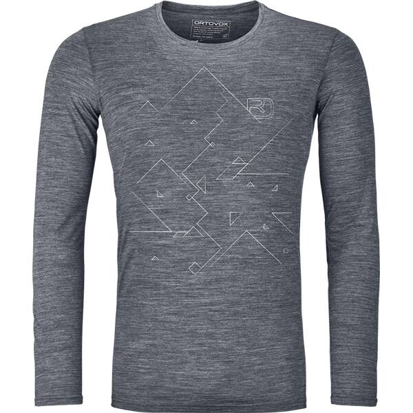 ORTOVOX Herren Shirt 185 MERINO TANGRAM LS M von Ortovox