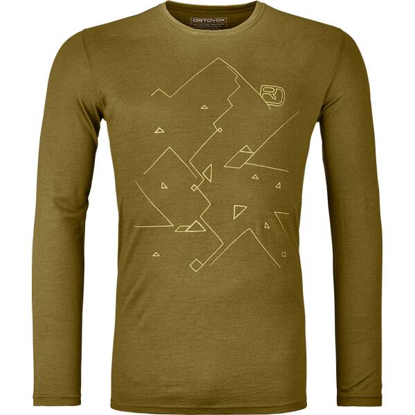 ORTOVOX Herren Shirt 185 MERINO TANGRAM LS M von Ortovox