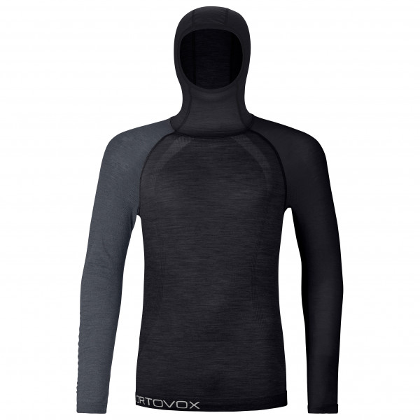 Ortovox - 120 Comp Light Hoody - Merinounterwäsche Gr S schwarz von Ortovox