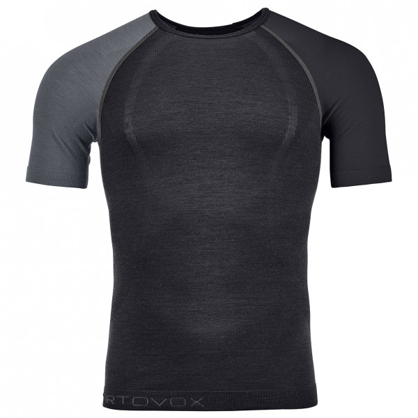 Ortovox - 120 Comp Light Short Sleeve - Merinounterwäsche Gr M schwarz/grau Ortovox - 120 Comp Light Short Sleeve - Merinounterwäsche Gr M schwarz/grau von Ortovox
