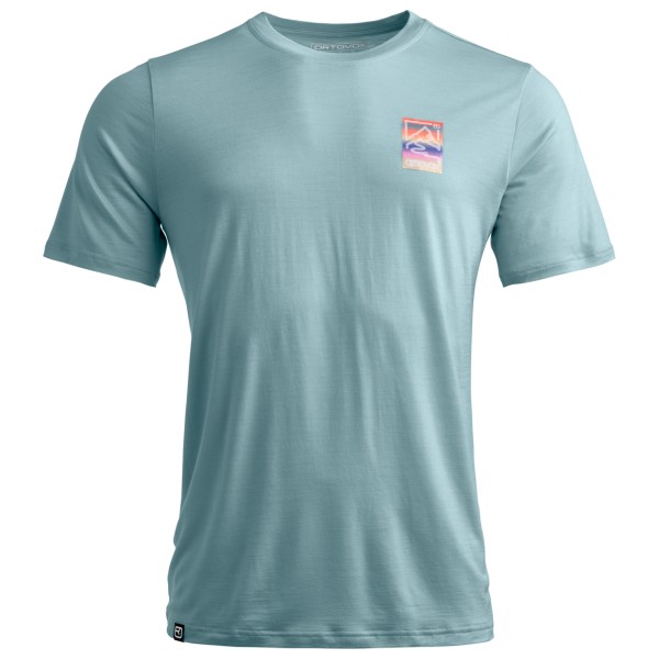 Ortovox - 140 Cool Mountain Gradient T-Shirt - Merinoshirt Gr XXL grau von Ortovox