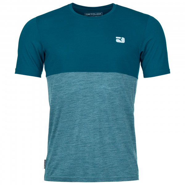 Ortovox - 150 Cool Logo T-Shirt - Merinoshirt Gr M türkis/blau von Ortovox