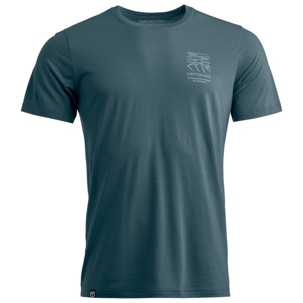 Ortovox - 150 Cool Mountain Mission T-Shirt - Merinoshirt Gr XXL grau von Ortovox