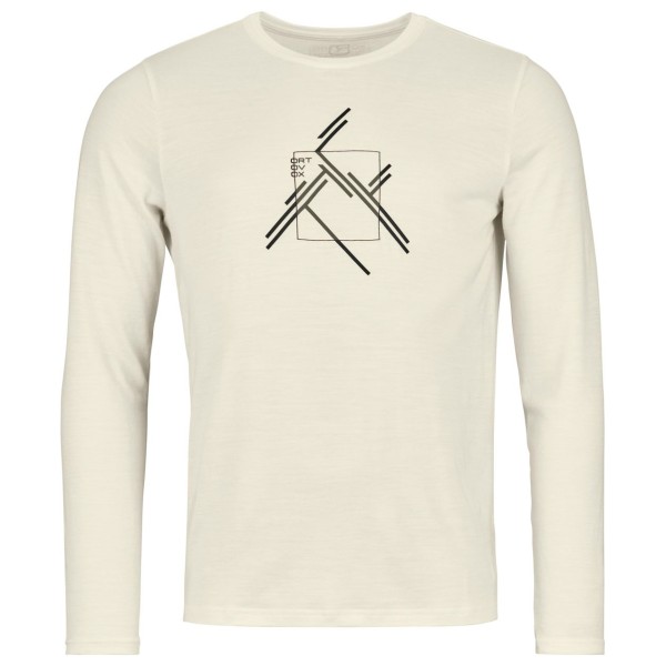 Ortovox - 185 Merino Mountain Cutout L/S - Merinoshirt Gr L beige von Ortovox