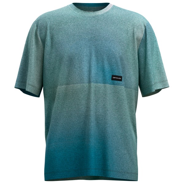 Ortovox - 185 Merino Patch Print TS - Merinoshirt Gr L grün von Ortovox