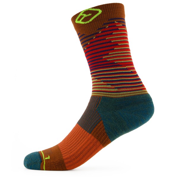 Ortovox - All Mountain Mid Socks - Merinosocken Gr 39-41 rot von Ortovox