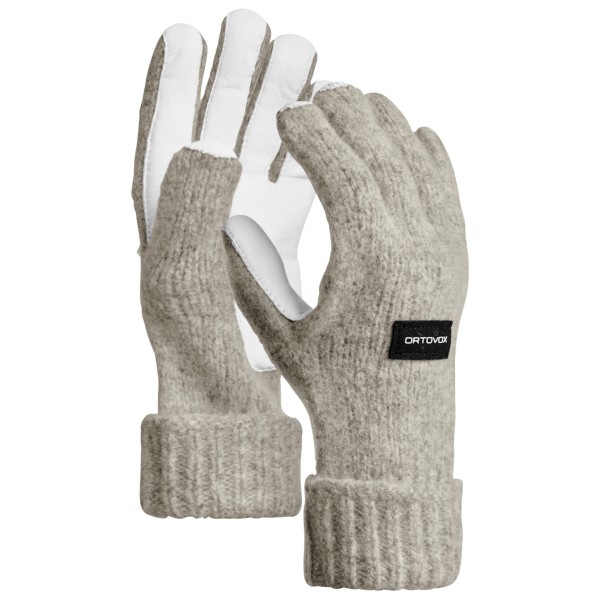 Ortovox - Classic Wool Glove Leather - Handschuhe Gr XS grau von Ortovox