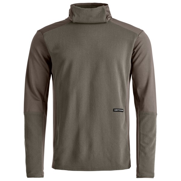 Ortovox - Fleece Cord Hoodie - Fleecepullover Gr L braun/grau von Ortovox