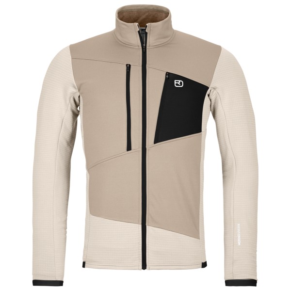 Ortovox - Fleece Grid Jacket - Fleecejacke Gr XXL beige von Ortovox
