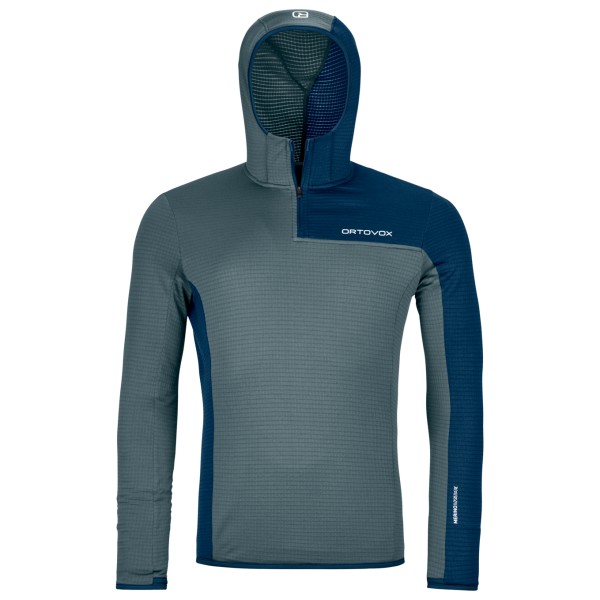 Ortovox - Fleece Light Grid ZN Hoody - Fleecepullover Gr L blau von Ortovox