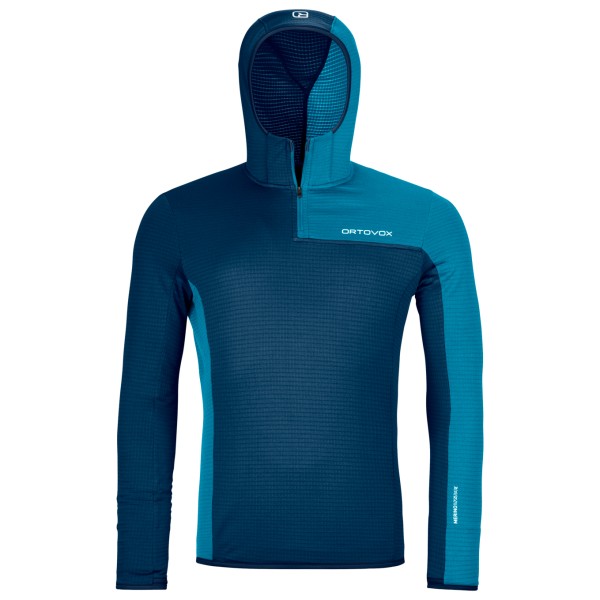 Ortovox - Fleece Light Grid ZN Hoody - Fleecepullover Gr XL blau von Ortovox