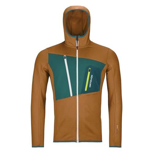 Ortovox Herren Fleece-Netz-Hoodie M Sweatshirt, SLY Fox, M von ORTOVOX