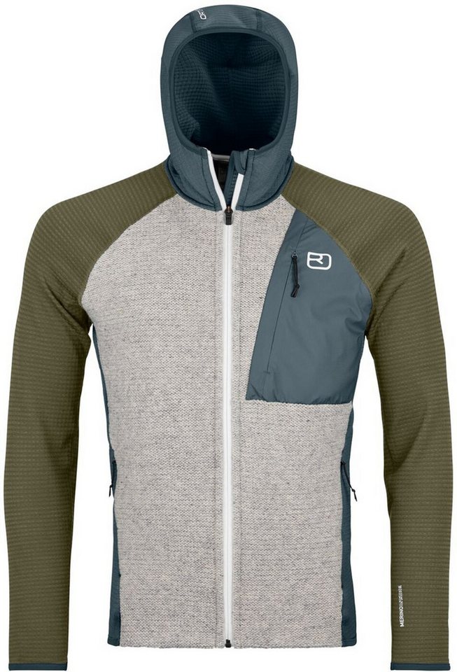 Ortovox Outdoorjacke FLEECE GP CLASSIC KNIT HOODY M DARK ARCTIC GREY von Ortovox