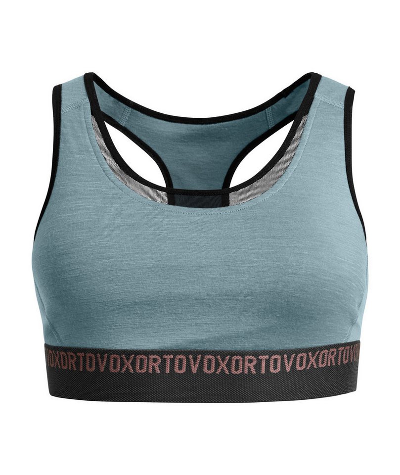 Ortovox Sport-Bustier 185 ROCK'N'WOOL SPORT TOP Damen Bustier blau/schwarz Ortovox Sport-Bustier 185 ROCK'N'WOOL SPORT TOP Damen Bustier blau/schwarz von Ortovox