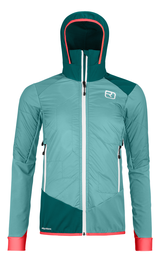 Ortovox Swisswool Col Becchei Hybrid Damen Isolationsjacke  ice watterfall XL von Ortovox