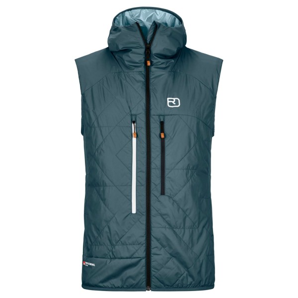 Ortovox - Swisswool Piz Boé Vest - Wollweste Gr L blau von Ortovox
