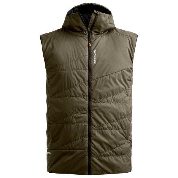 Ortovox - Swisswool Piz Duan Vest - Merinoweste Gr XL oliv von Ortovox