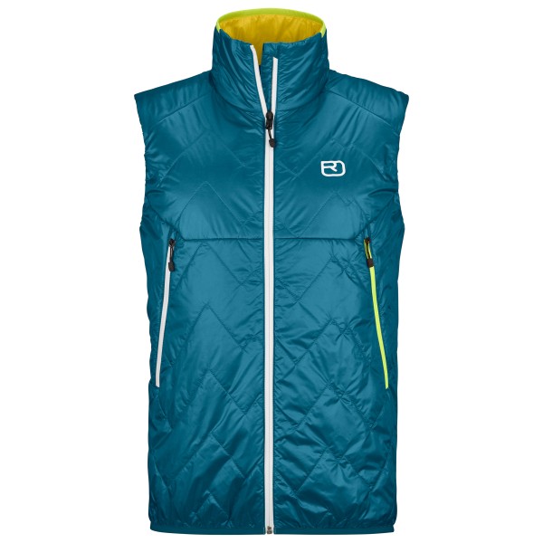 Ortovox - Swisswool Piz Vial Vest - Wollweste Gr S;XL blau;schwarz/grau von Ortovox