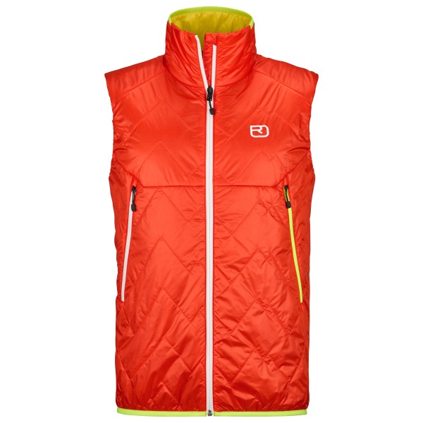 Ortovox - Swisswool Piz Vial Vest - Wollweste Gr S rot von Ortovox