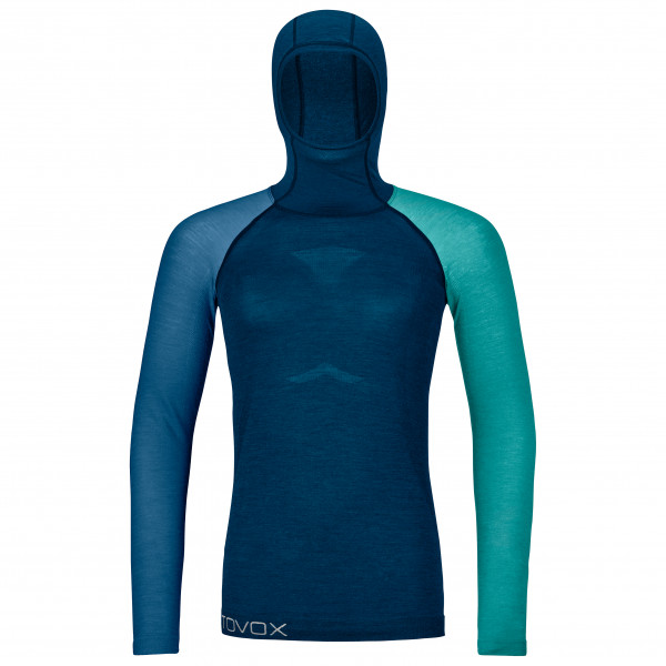 Ortovox - Women's 120 Comp Light Hoody - Merinounterwäsche Gr L blau von Ortovox