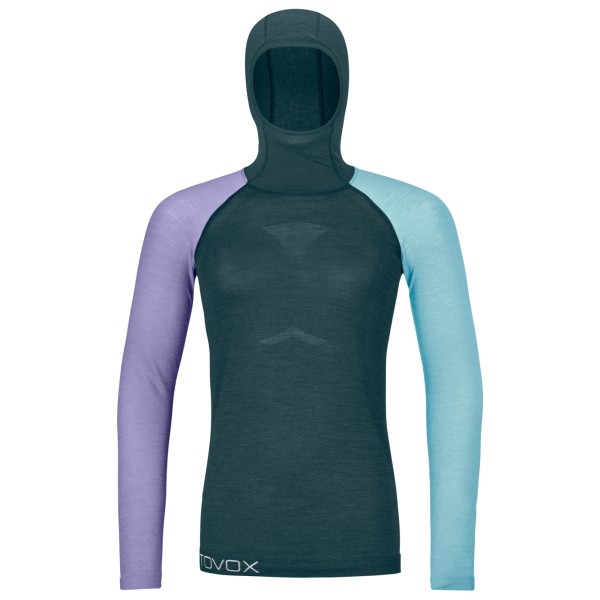 Ortovox - Women's 120 Comp Light Hoody - Merinounterwäsche Gr XL blau von Ortovox