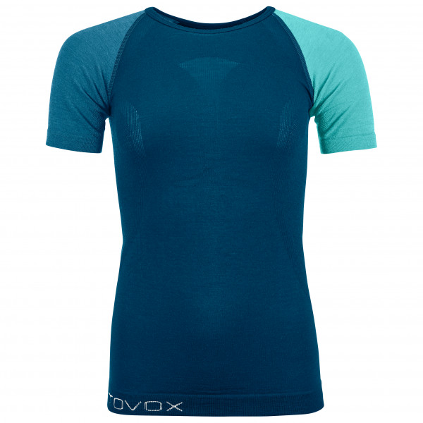 Ortovox - Women's 120 Comp Light Short Sleeve - Merinounterwäsche Gr XL blau von Ortovox