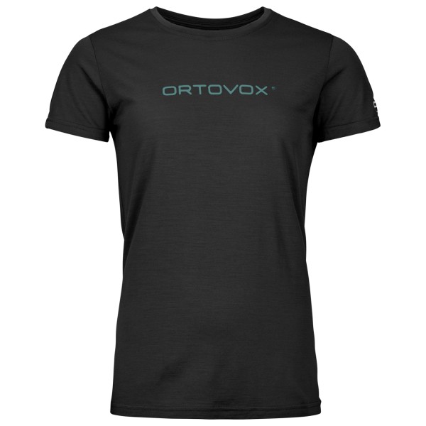 Ortovox - Women's 150 Cool Brand T-Shirt - Merinoshirt Gr L schwarz von Ortovox