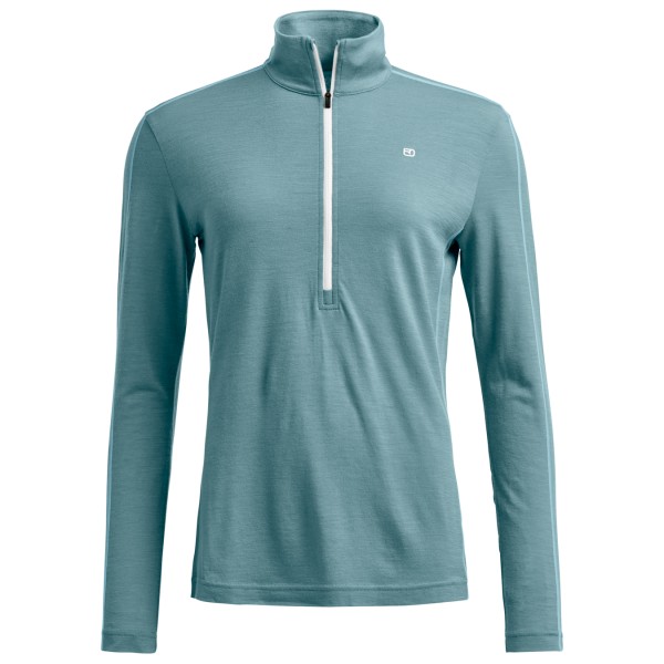 Ortovox - Women's 185 Rock'N'Wool Zip Neck - Merinounterwäsche Gr XS türkis Ortovox - Women's 185 Rock'N'Wool Zip Neck - Merinounterwäsche Gr XS türkis von Ortovox