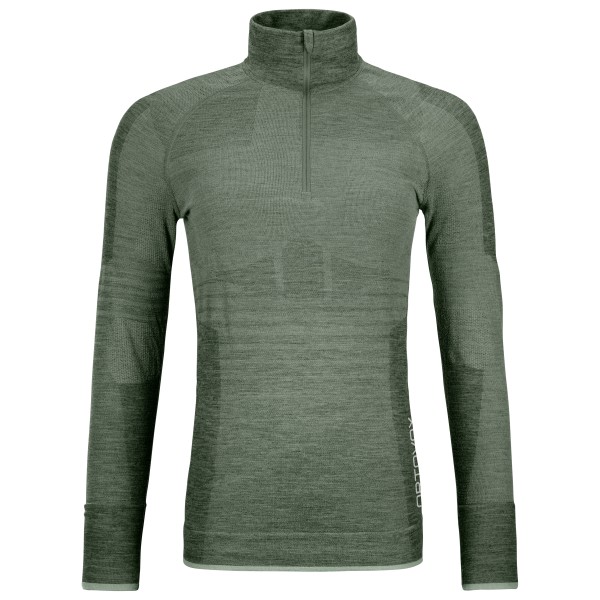 Ortovox - Women's 230 Competition Zip Neck - Merinounterwäsche Gr M oliv von Ortovox
