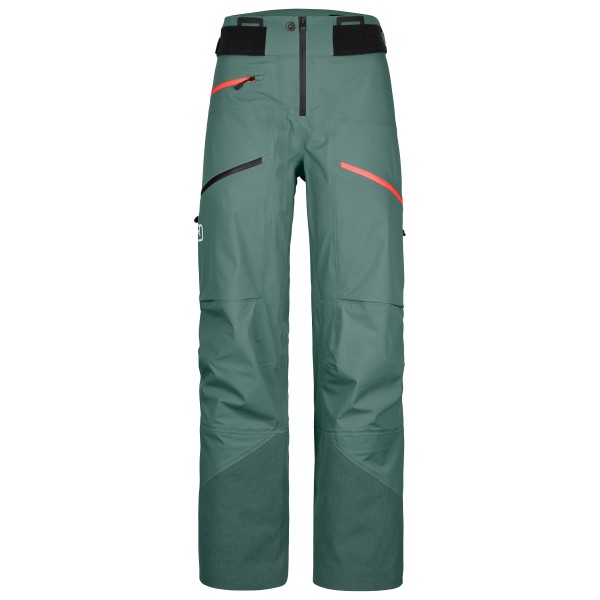 Ortovox - Women's 3L Deep Shell Pants - Skihose Gr M türkis von Ortovox
